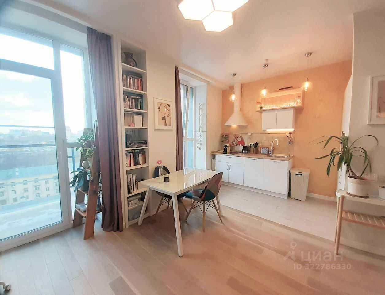1-комнатная квартира, 42 м²