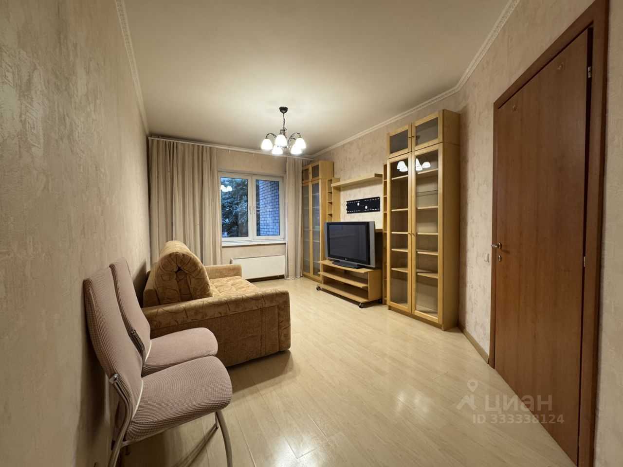 1-комнатная квартира, 35 м²