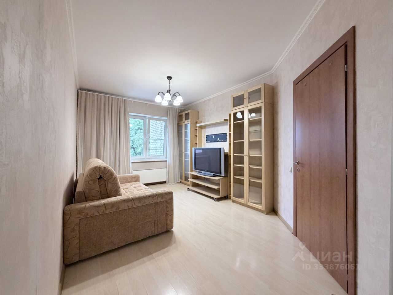 1-комнатная квартира, 35 м²