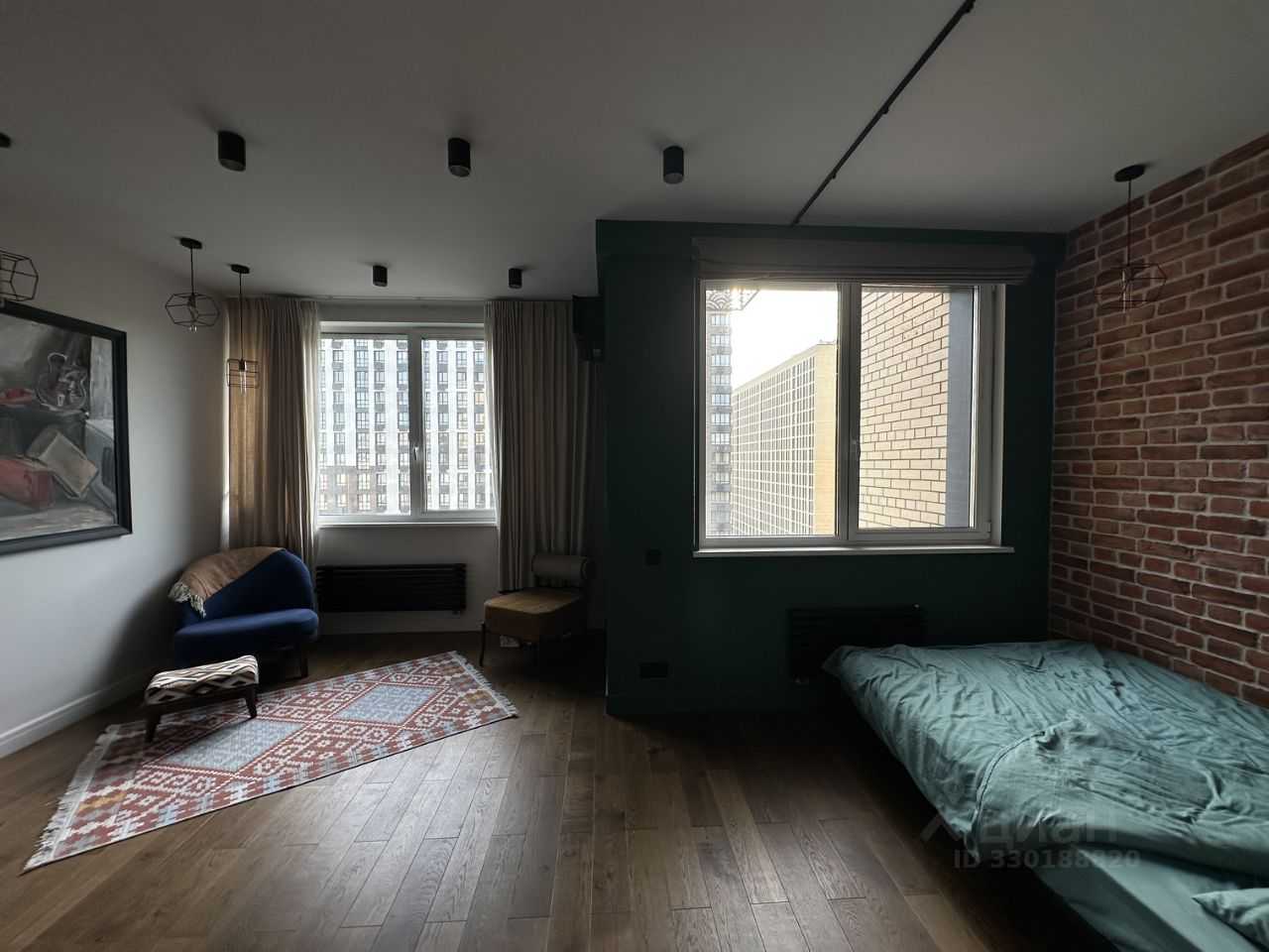1-комнатная квартира, 38 м² — фотография 2