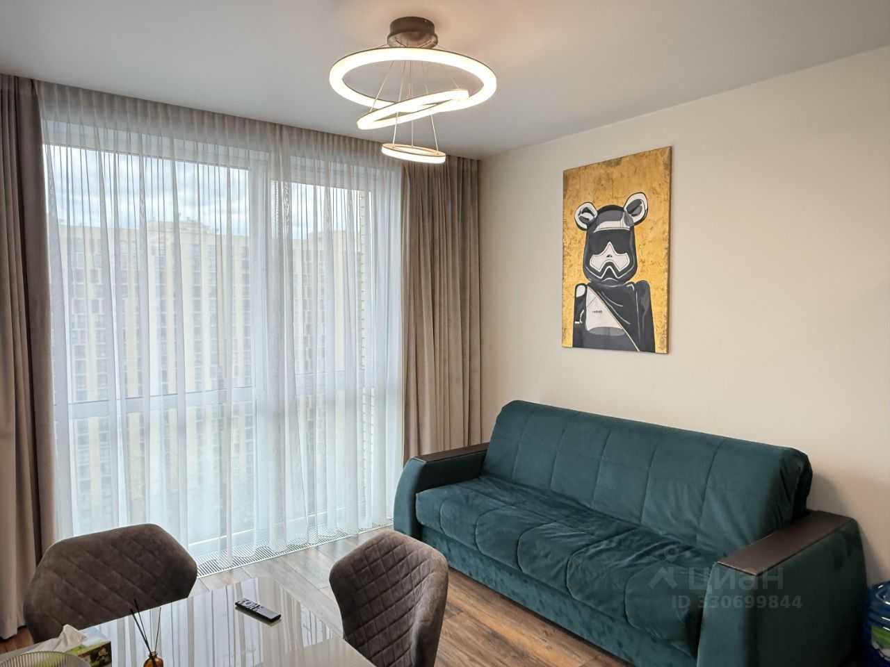 1-комнатная квартира, 47 м²