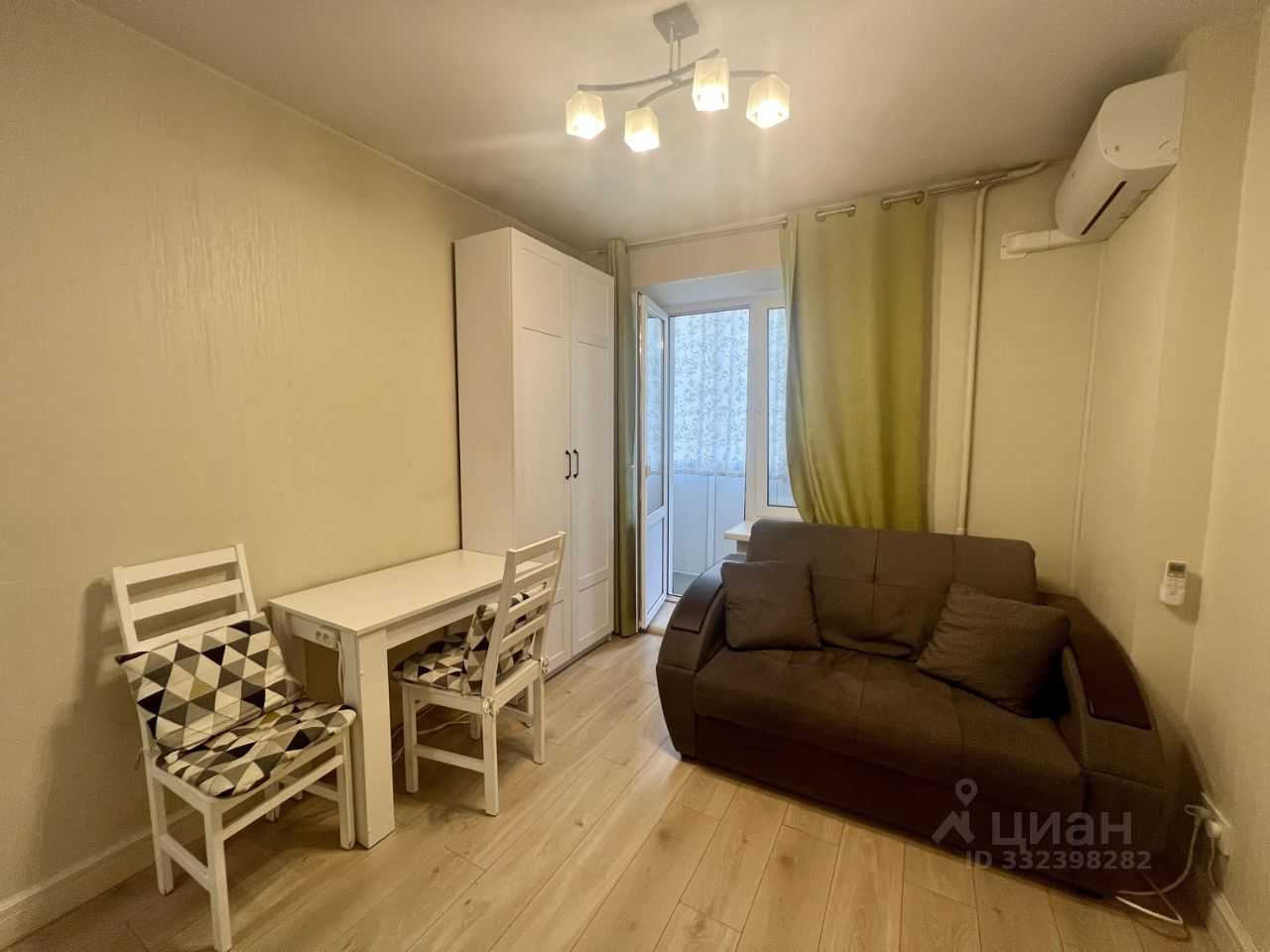 1-комнатная квартира, 18,5 м²