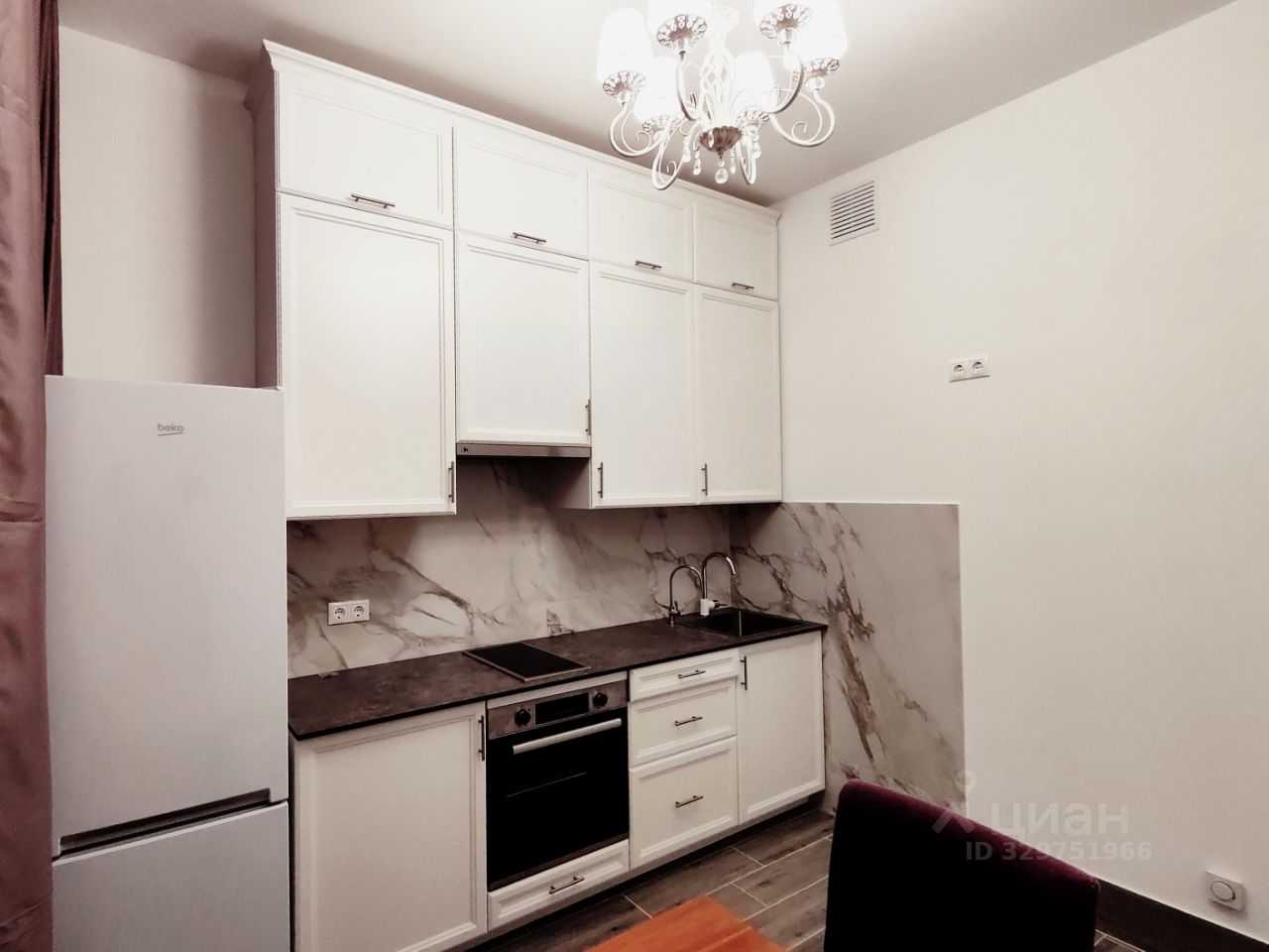 1-комнатная квартира, 37 м²