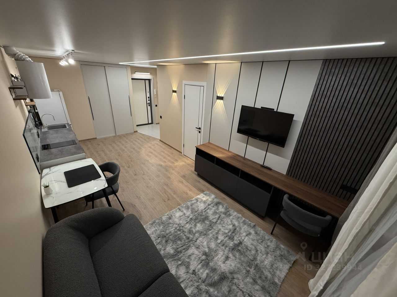1-комнатная квартира, 38 м² — фотография 2