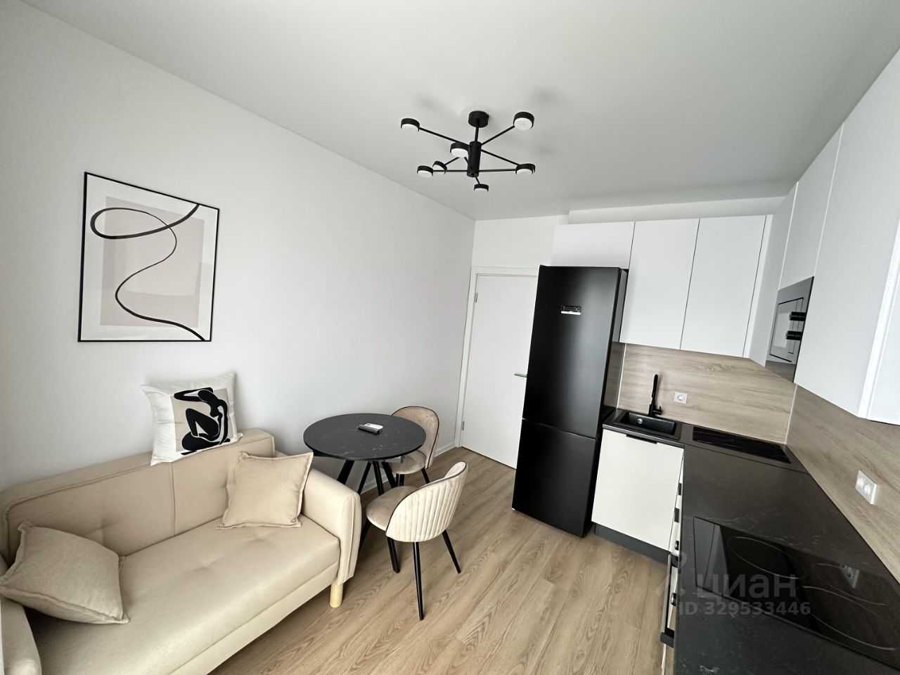 1-комнатная квартира, 36,8 м²