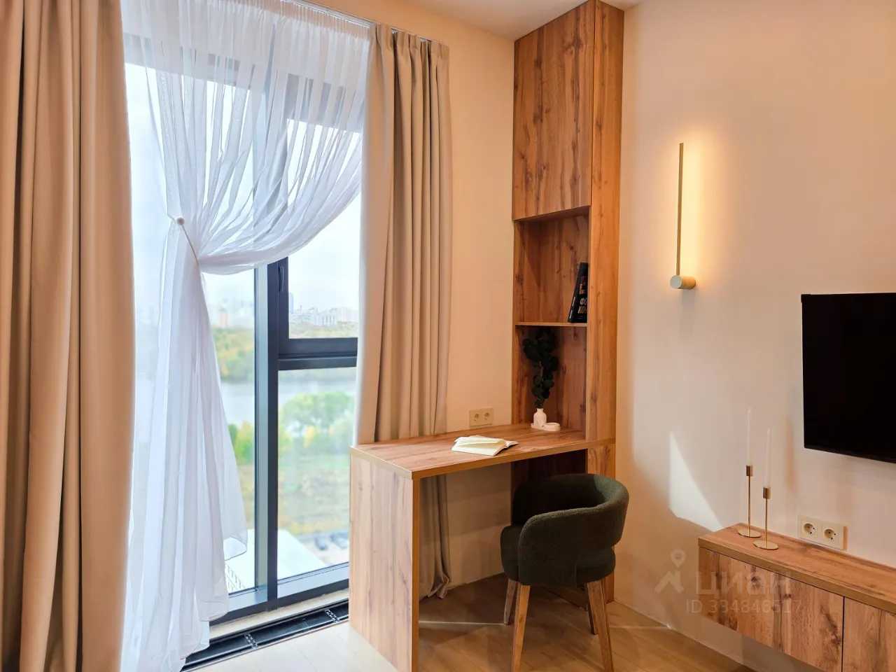 1-комнатная квартира, 27,4 м²
