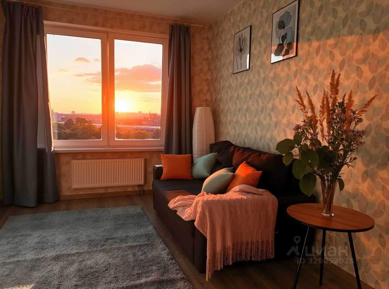 1-комнатная квартира, 37,6 м²