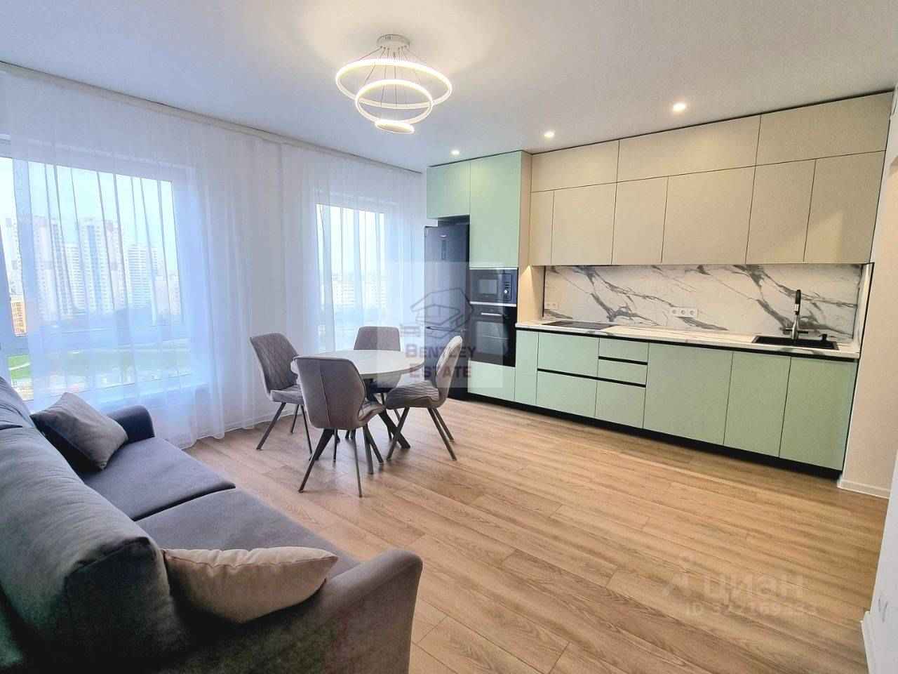 3-комнатная квартира, 56,4 м²