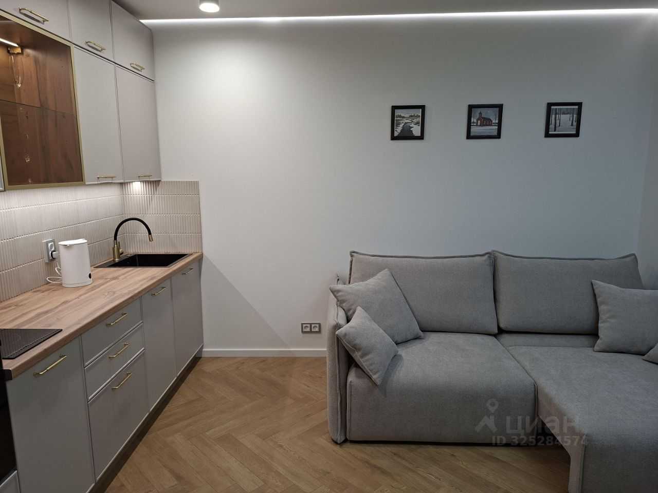 1-комнатная квартира, 25,1 м² — фотография 3