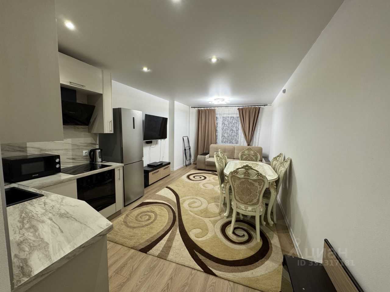 3-комнатная квартира, 65 м²