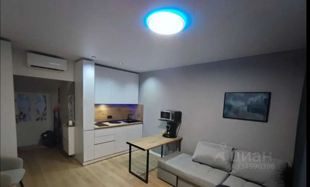 1-комнатная квартира, 21,5 м²