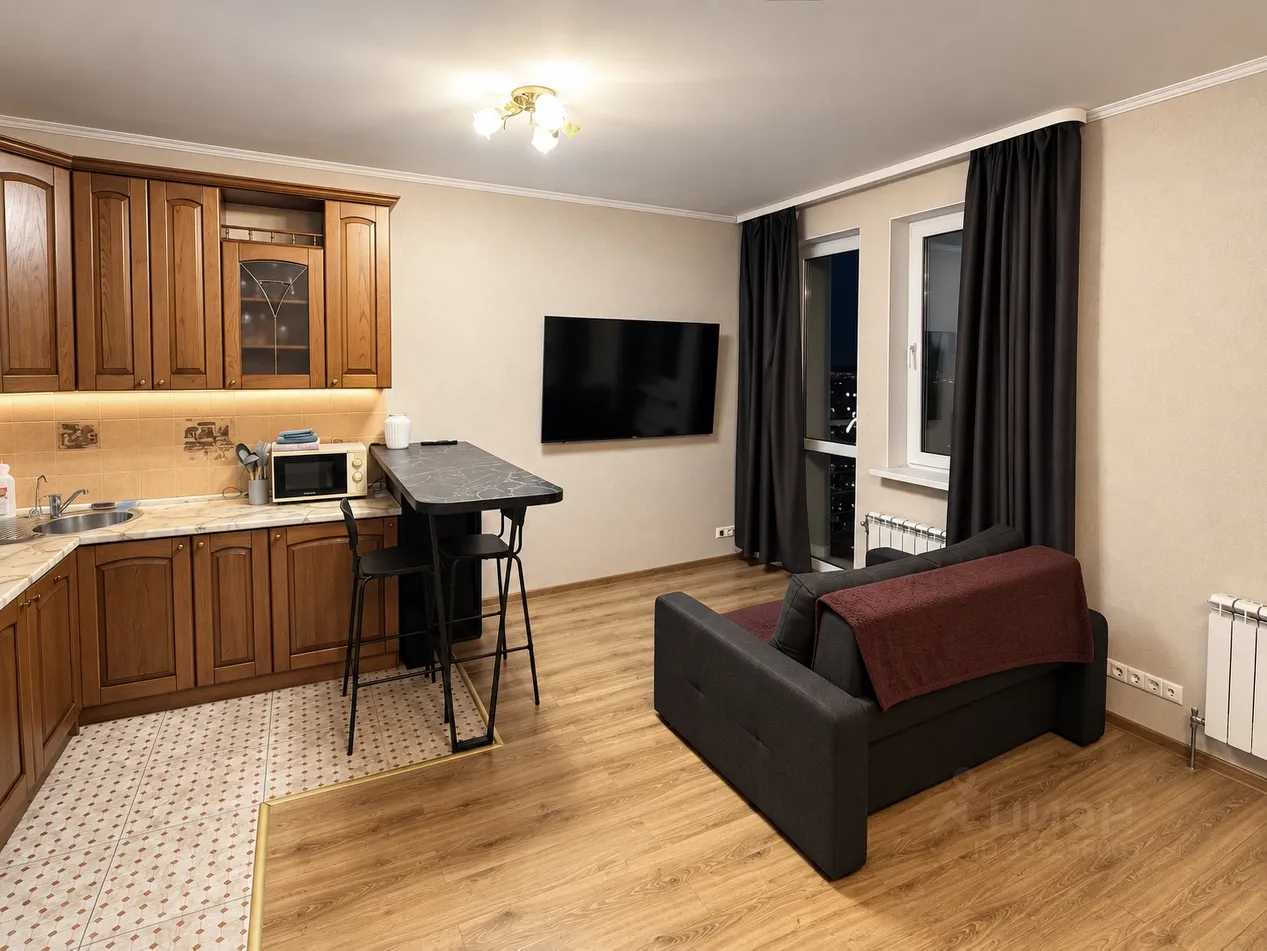 1-комнатная квартира, 48 м² — фотография 3