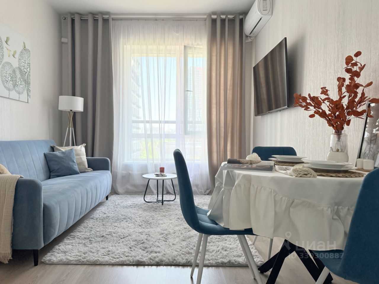 1-комнатная квартира, 38 м²