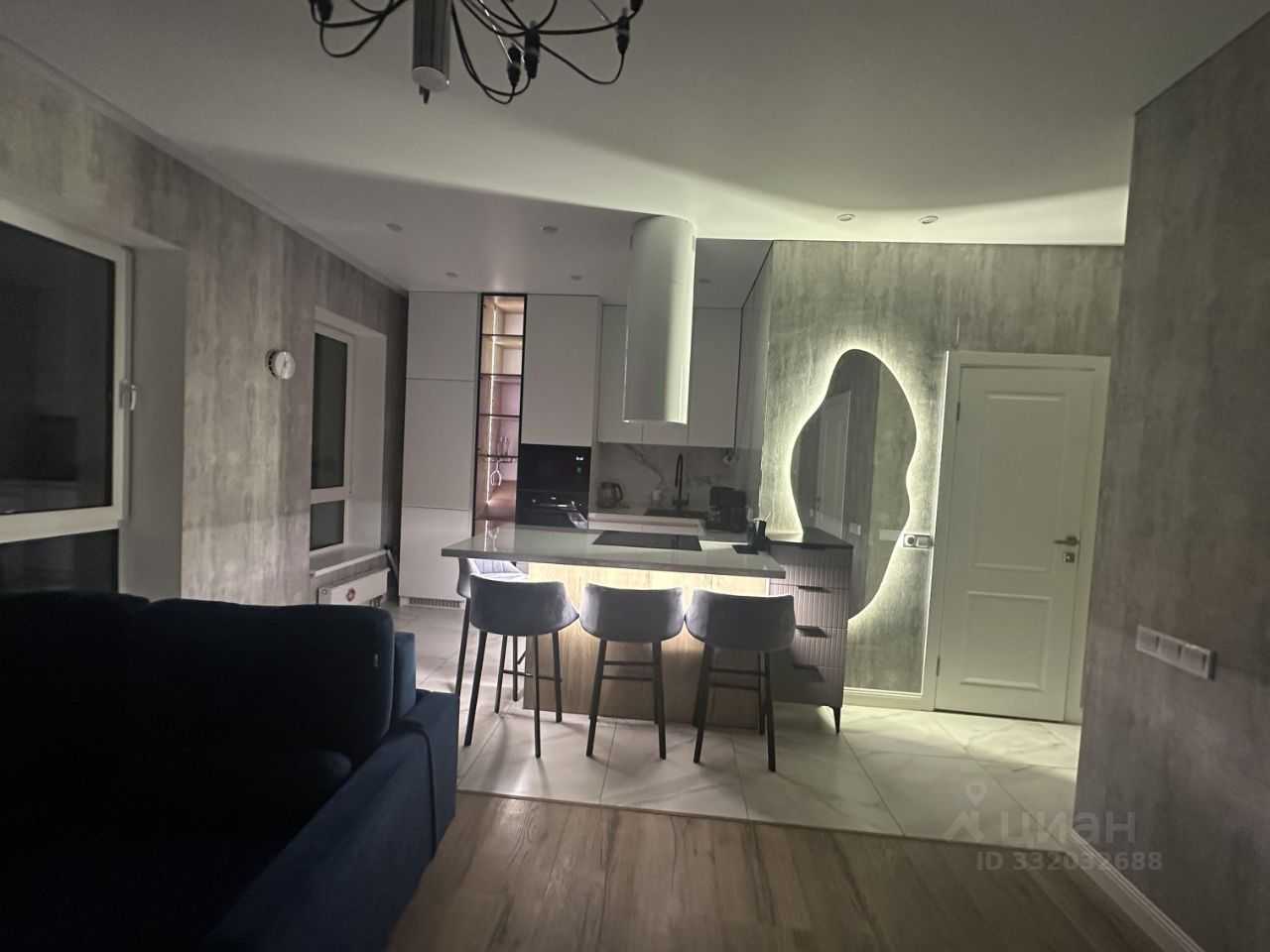 3-комнатная квартира, 56 м² — фотография 2
