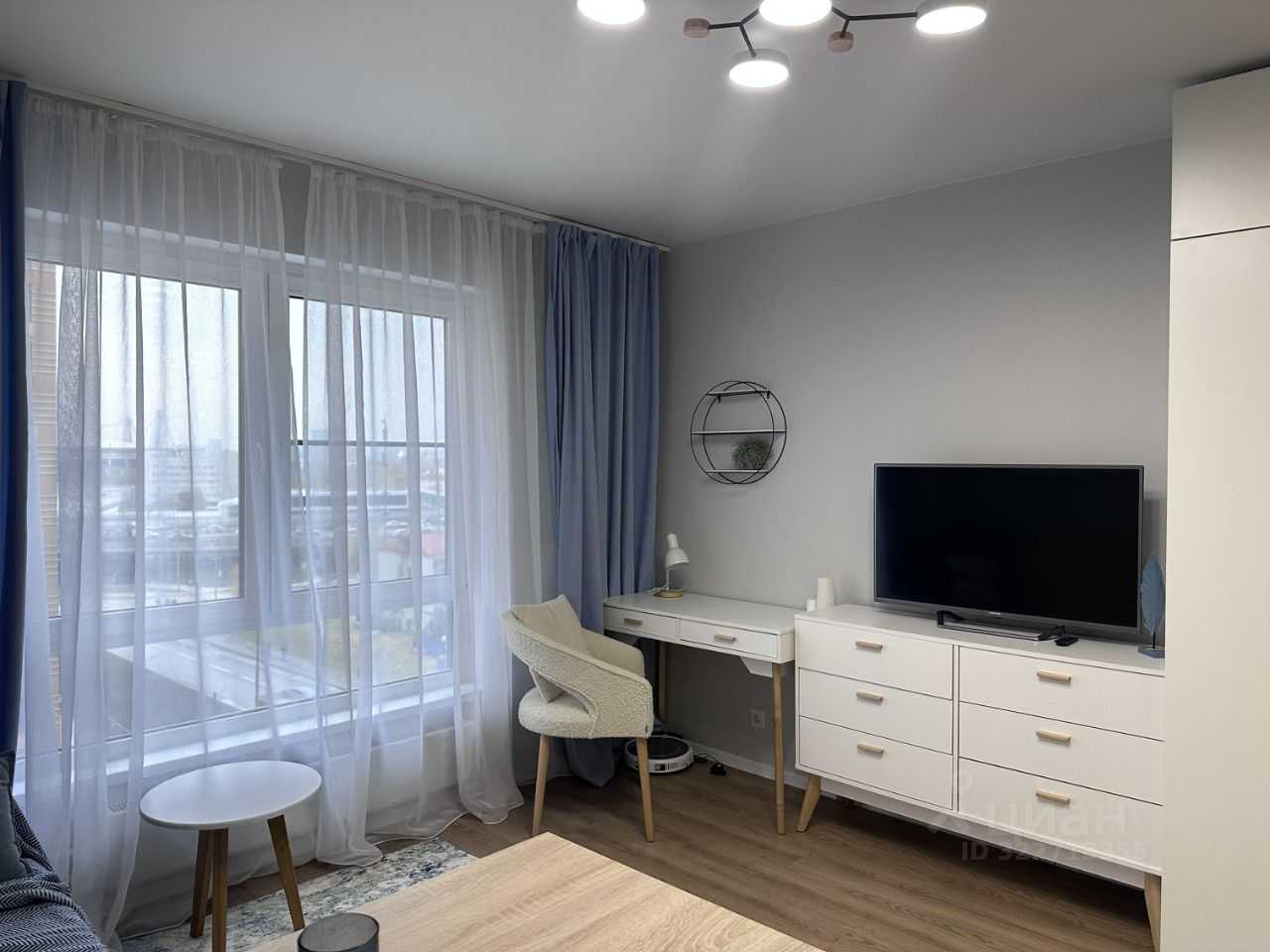 1-комнатная квартира, 23,4 м²