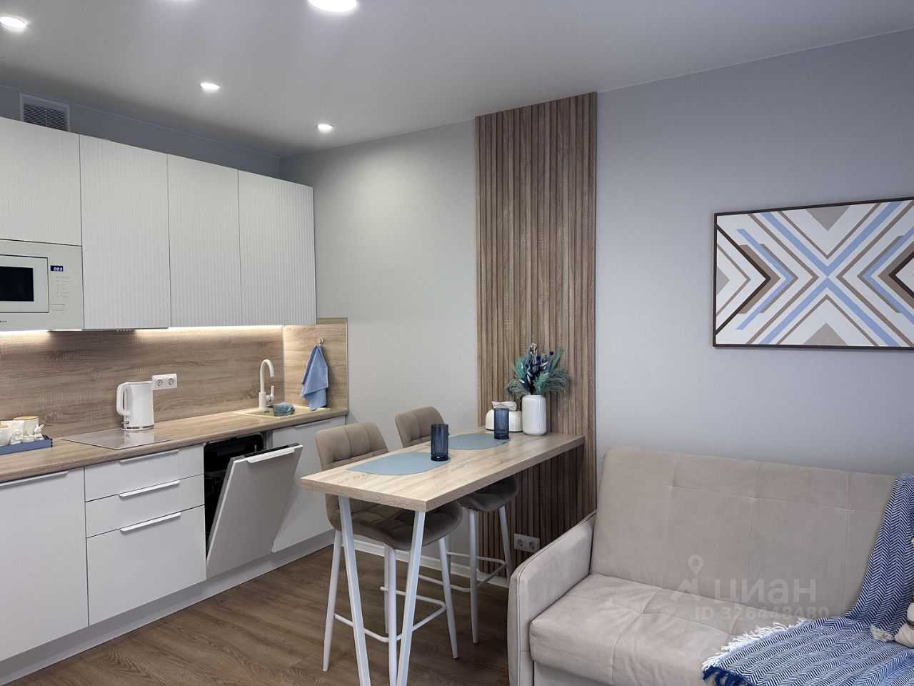 1-комнатная квартира, 23,4 м² — фотография 2