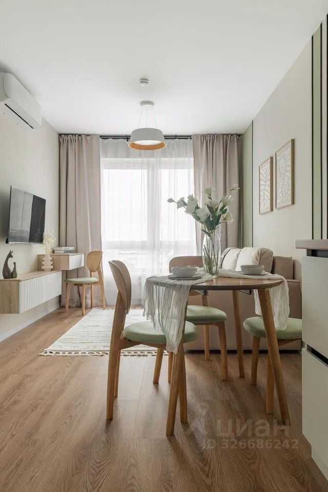 1-комнатная квартира, 35 м² — фотография 2