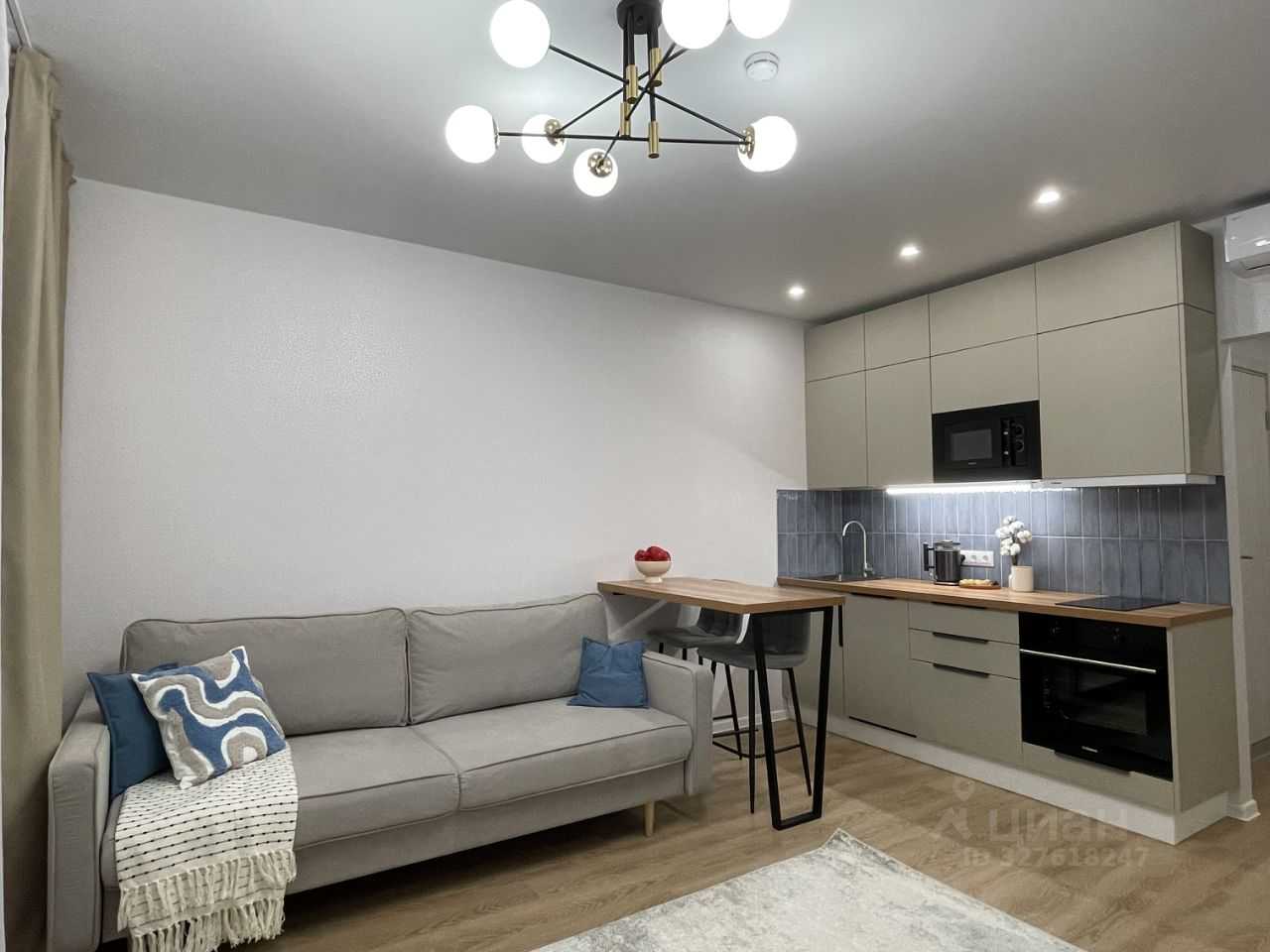 1-комнатная квартира, 23,5 м²