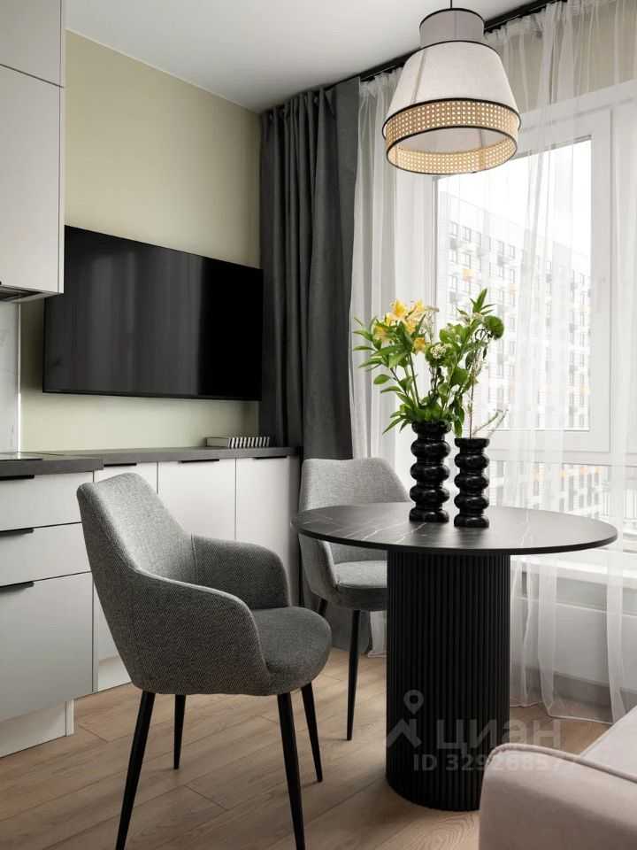 1-комнатная квартира, 33,9 м² — фотография 2