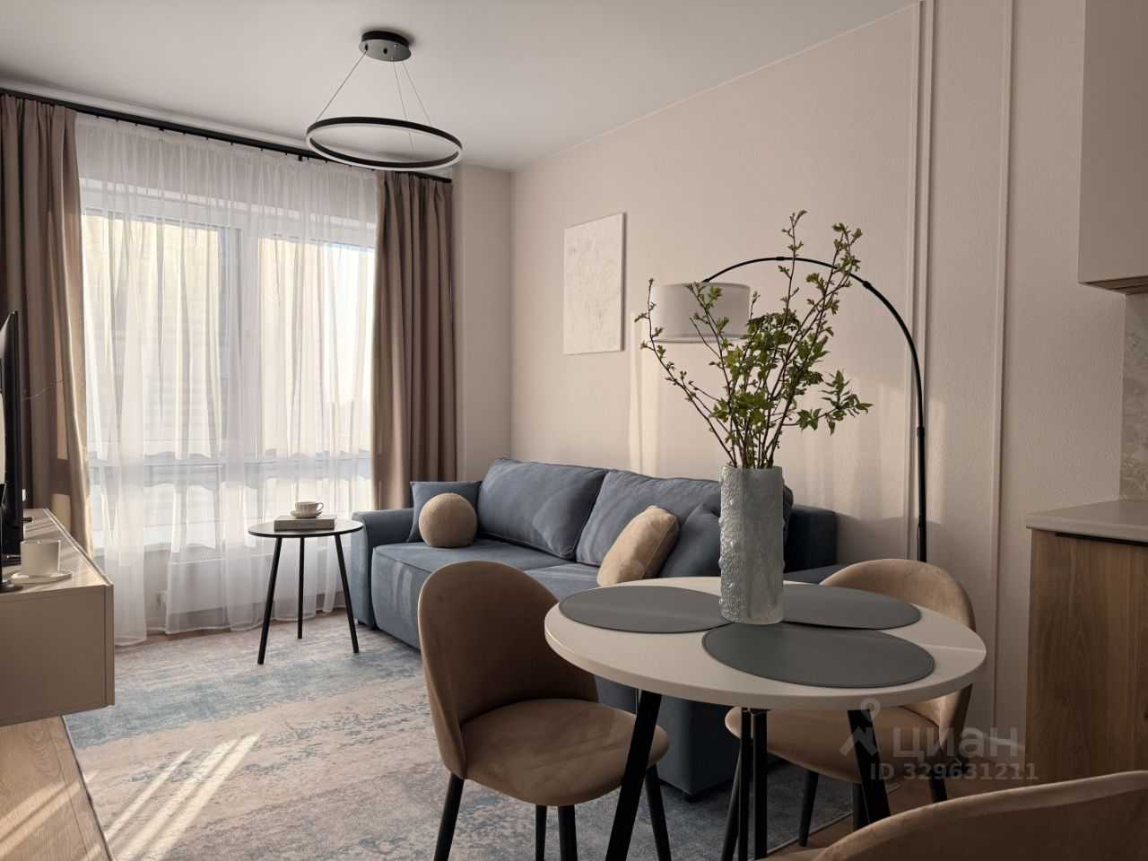 1-комнатная квартира, 31,8 м²