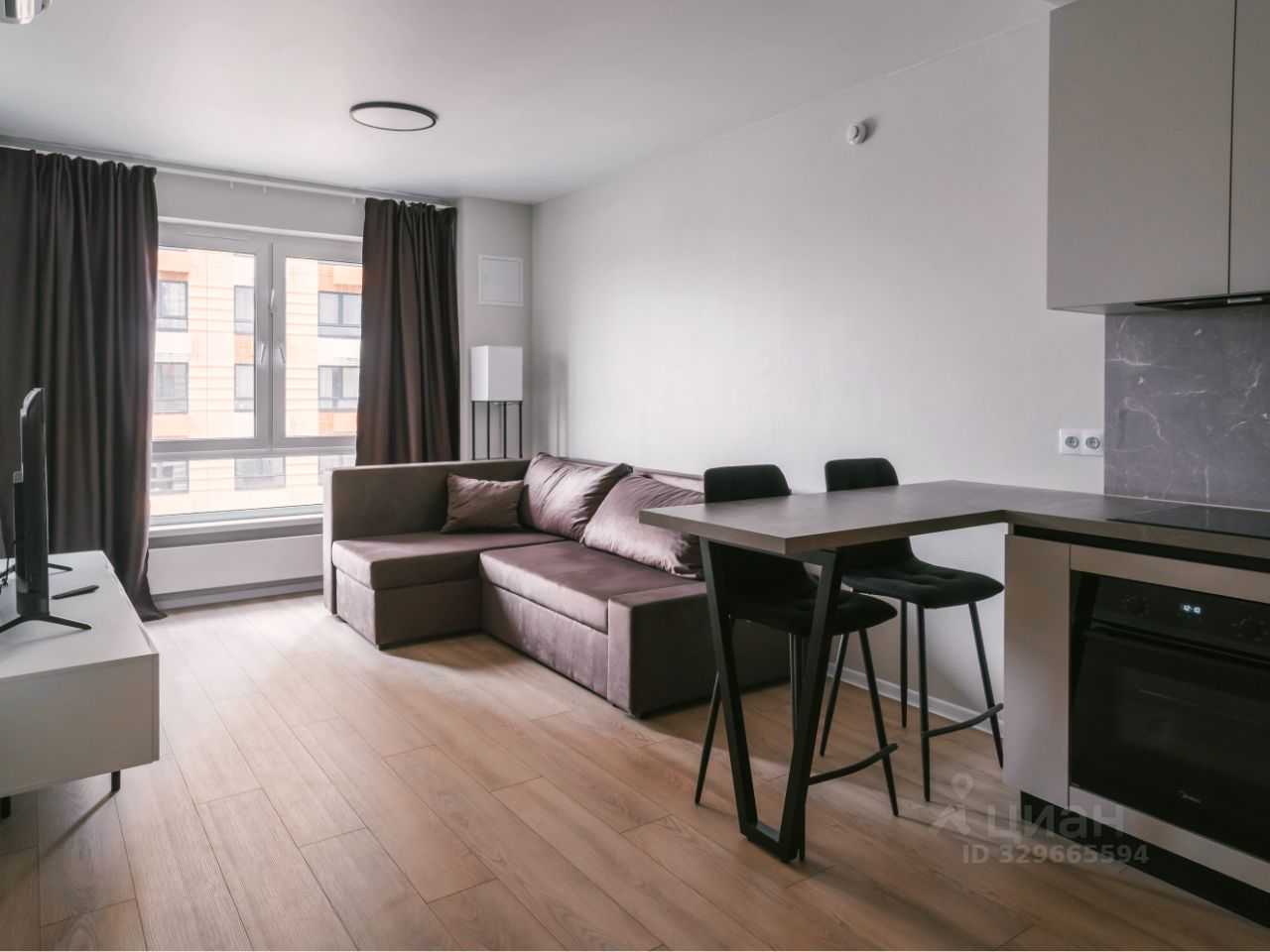 1-комнатная квартира, 35 м²