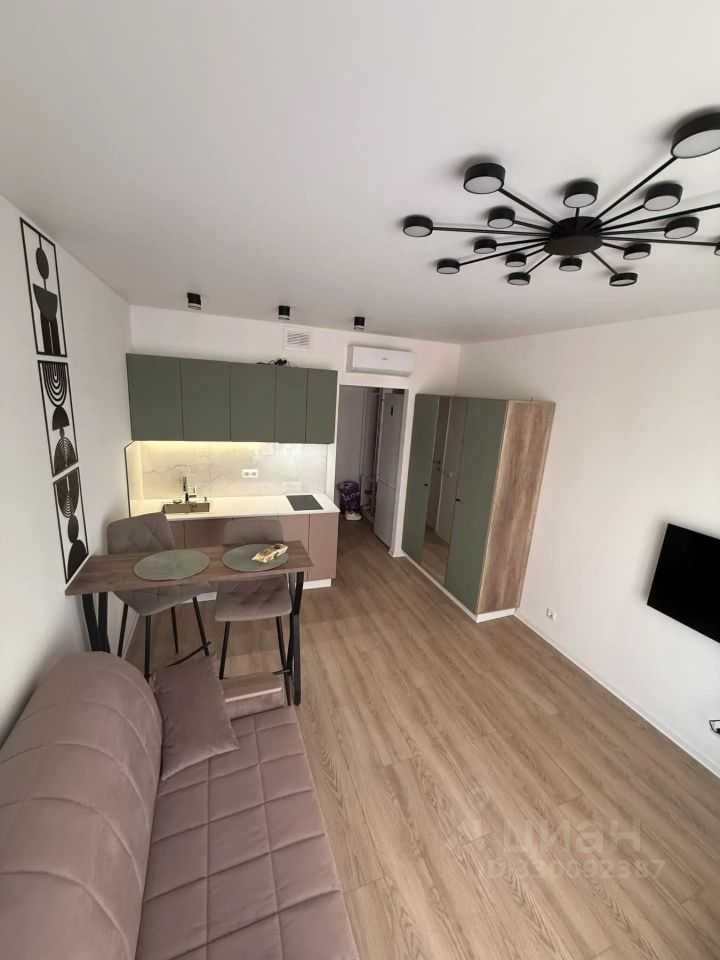 1-комнатная квартира, 19,5 м²