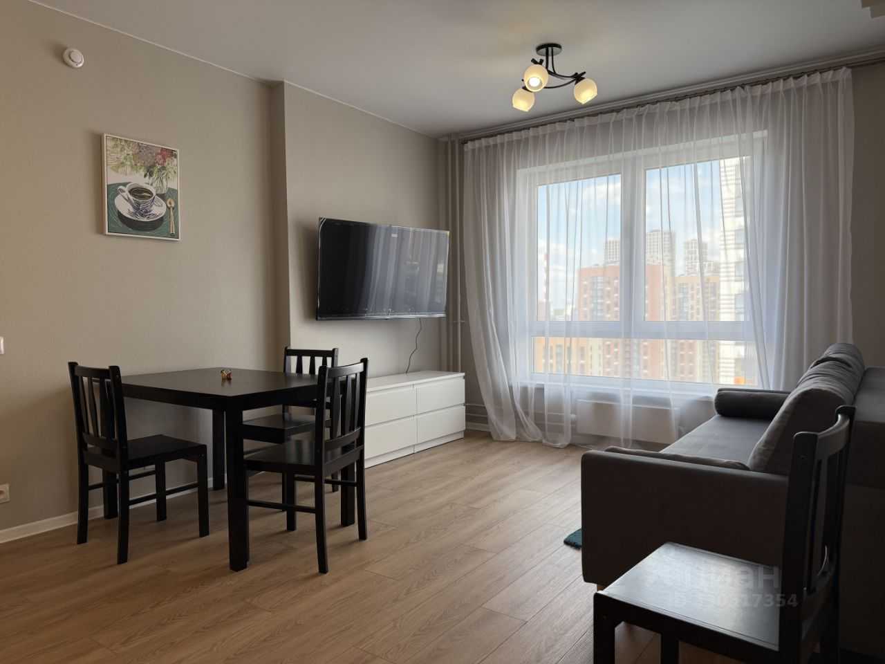 2-комнатная квартира, 57,4 м²