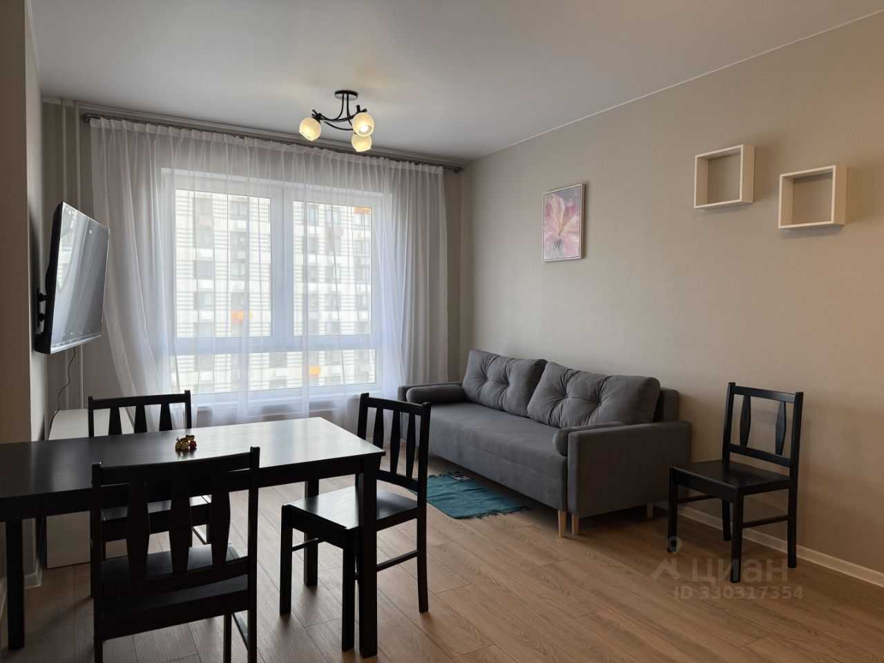 2-комнатная квартира, 57,4 м² — фотография 2