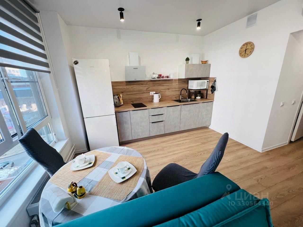 1-комнатная квартира, 33,1 м²
