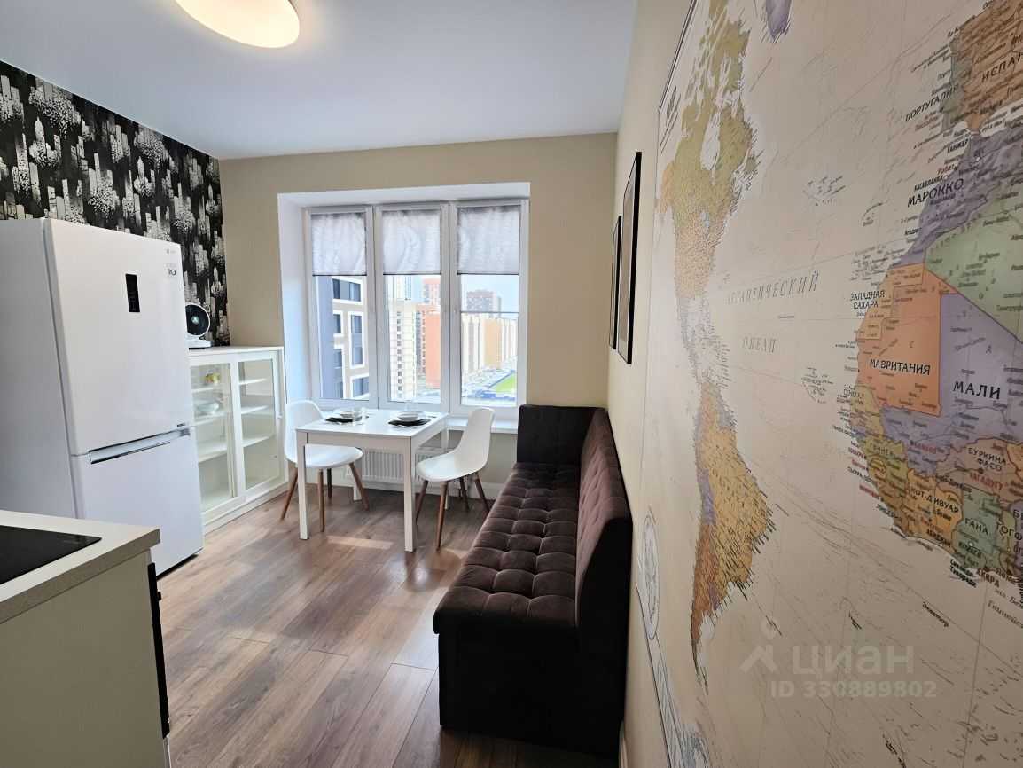 1-комнатная квартира, 37 м²