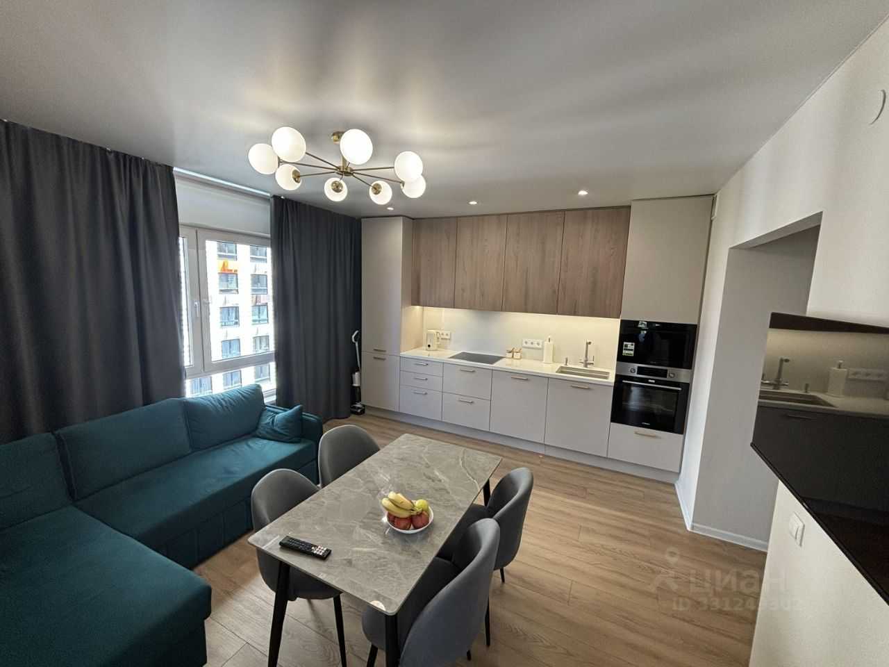 2-комнатная квартира, 52 м²