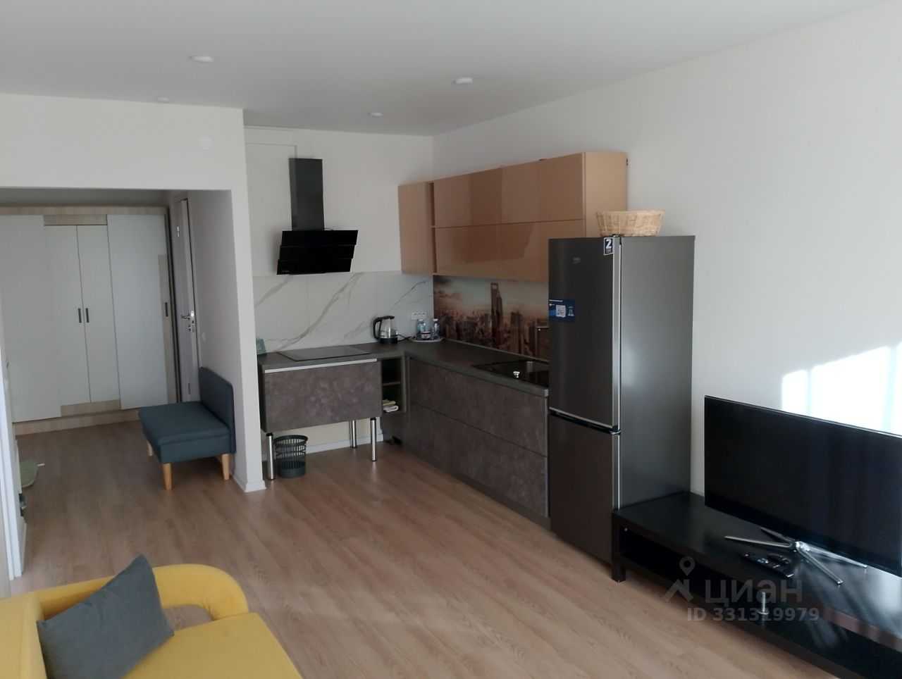 1-комнатная квартира, 42 м² — фотография 3