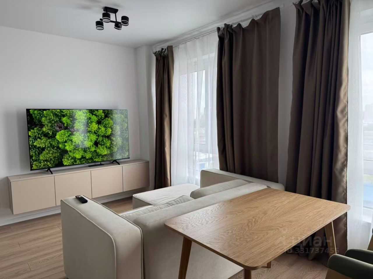 1-комнатная квартира, 33,3 м²