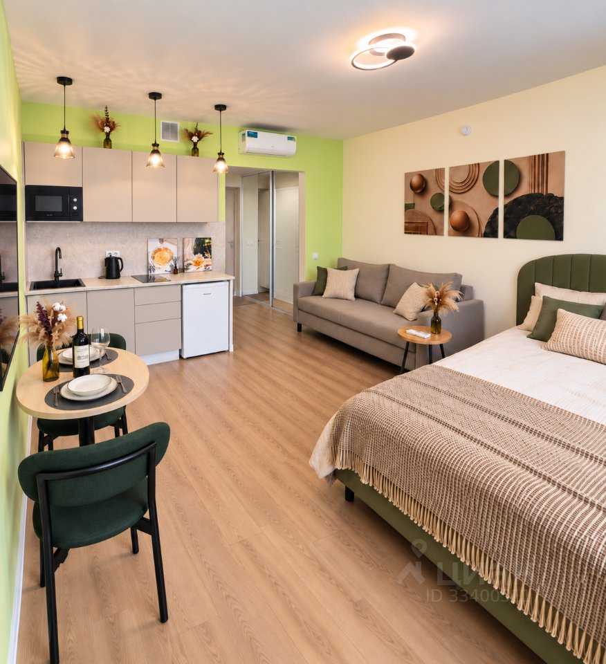 1-комнатная квартира, 23,5 м²