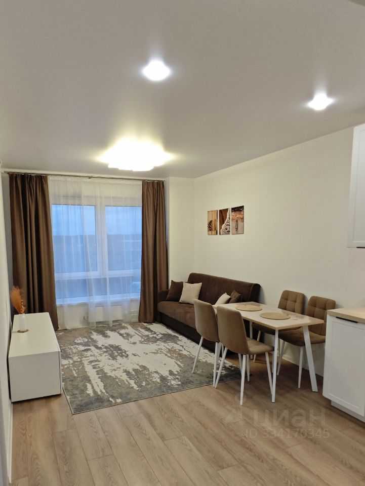 1-комнатная квартира, 41,5 м²