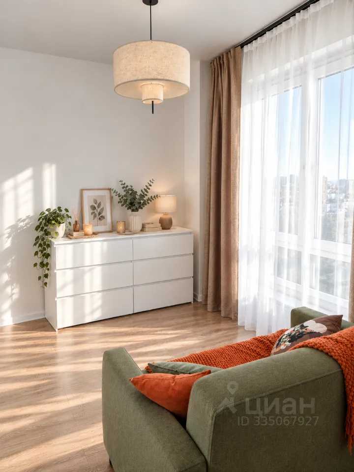 1-комнатная квартира, 34 м² — фотография 2