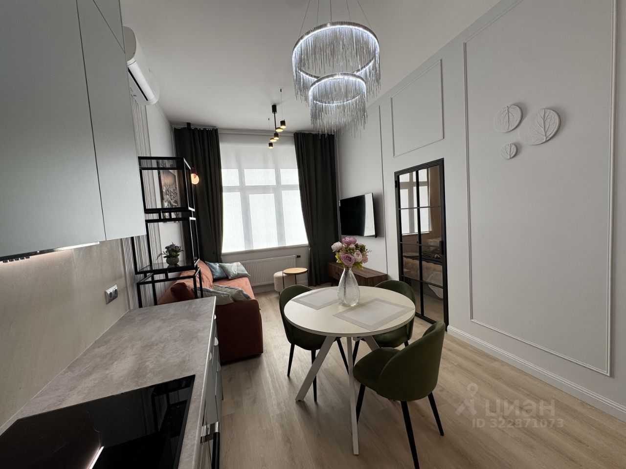 1-комнатная квартира, 35 м²