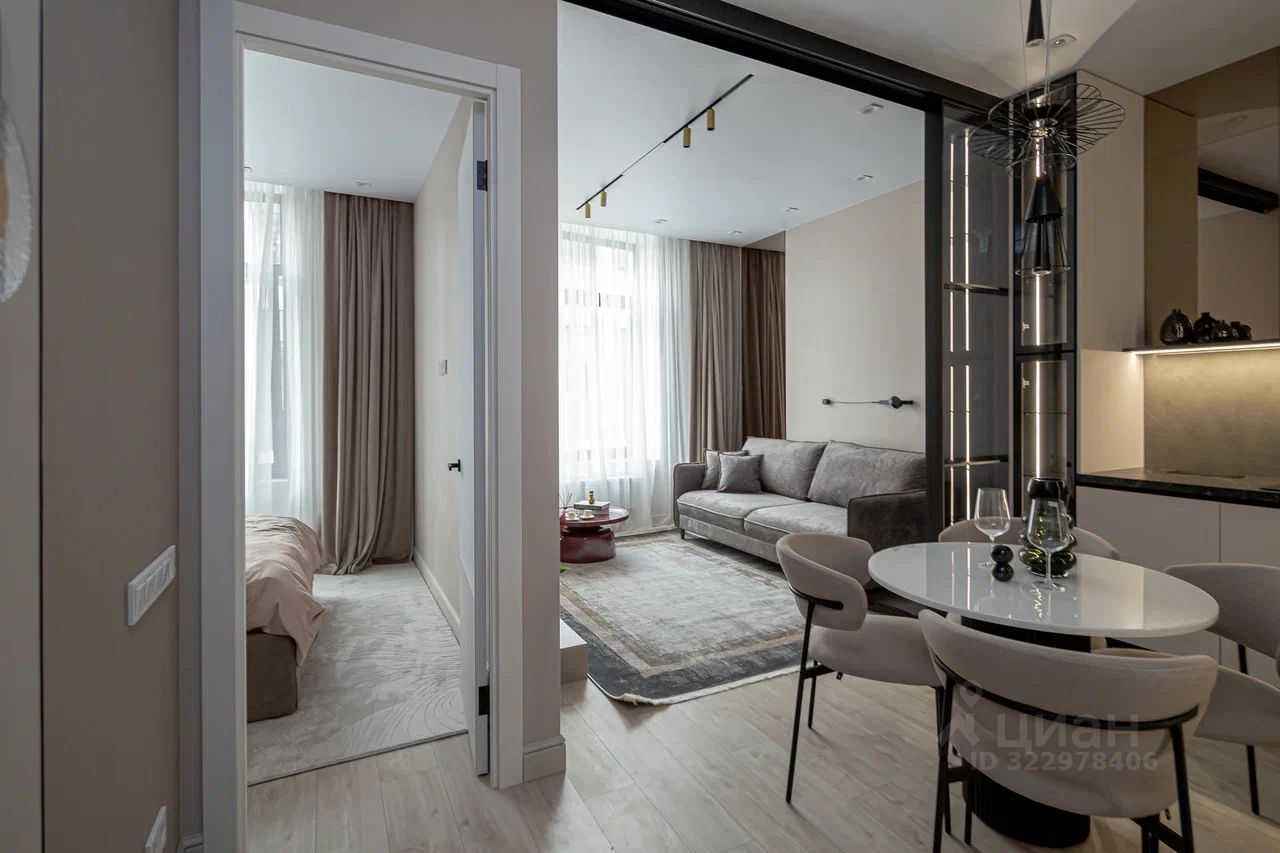 1-комнатная квартира, 42 м² — фотография 2
