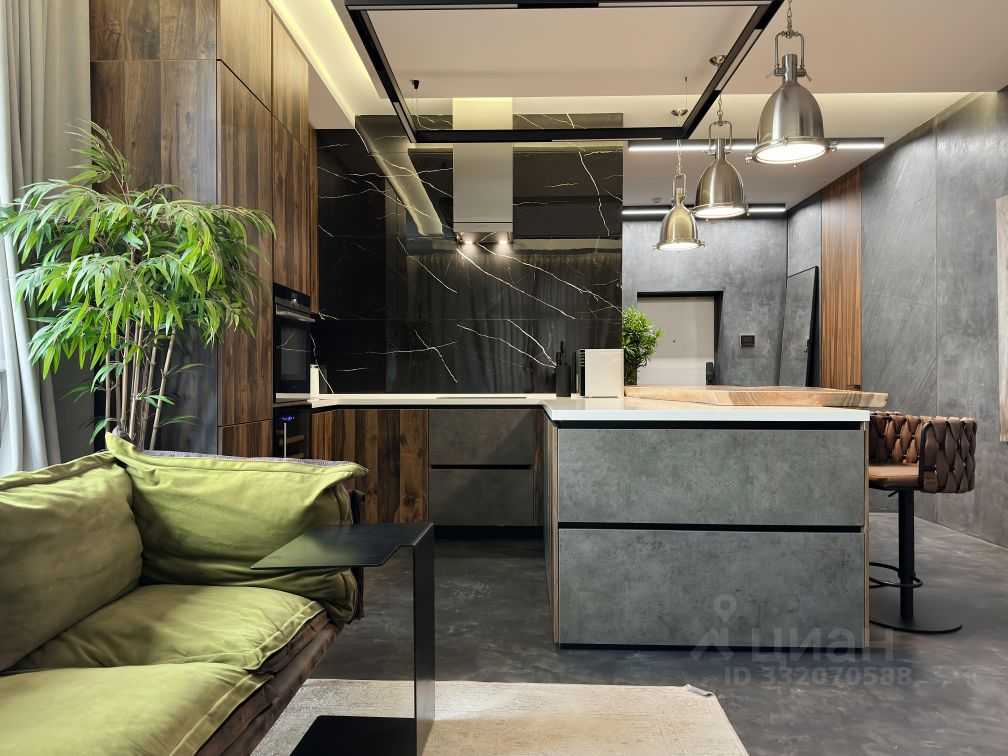 1-комнатная квартира, 60,7 м²