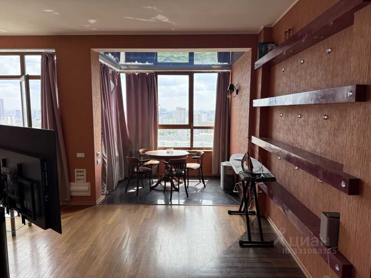 1-комнатная квартира, 52 м²