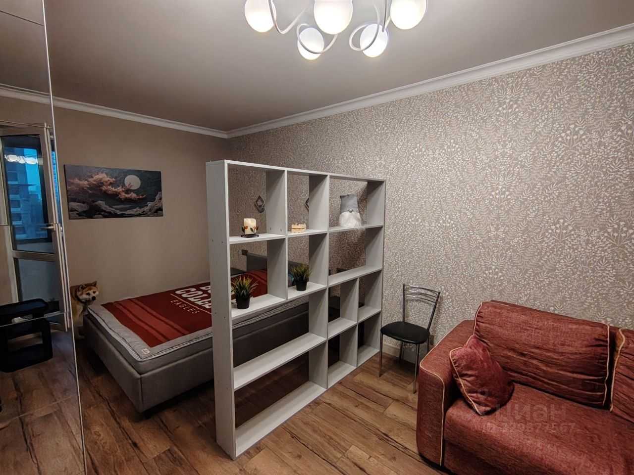 1-комнатная квартира, 33,7 м²