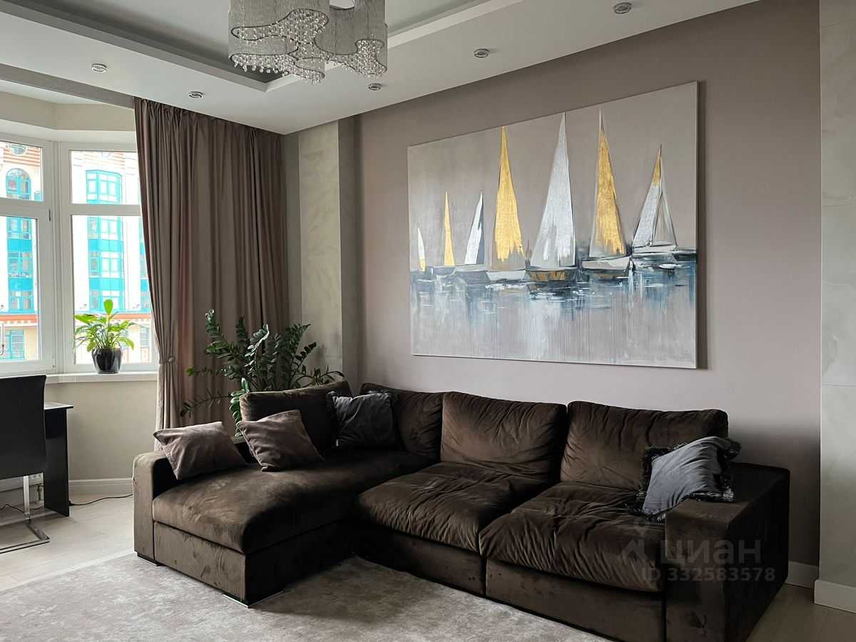 3-комнатная квартира, 104 м²