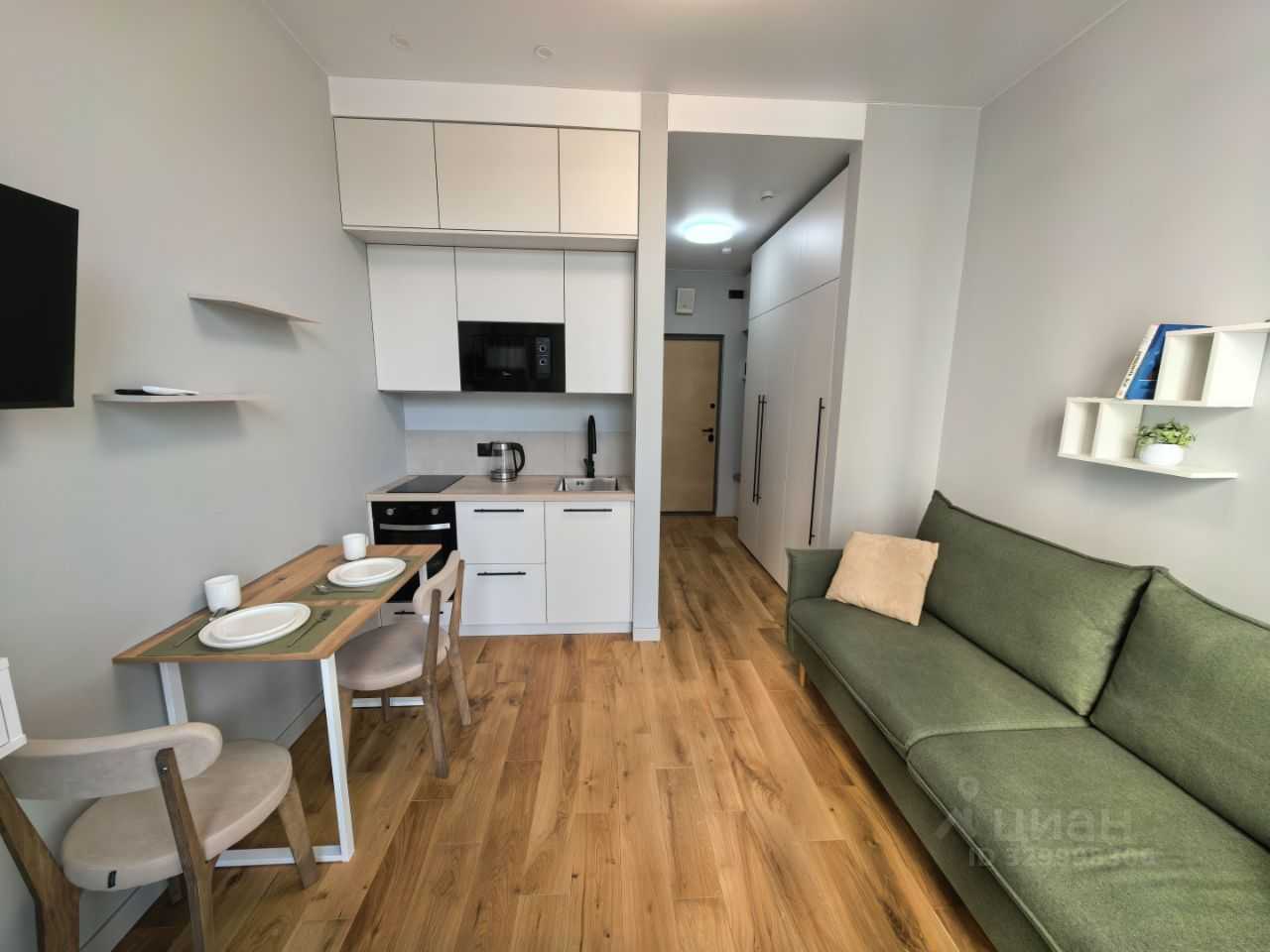 1-комнатная квартира, 17,8 м² — фотография 2