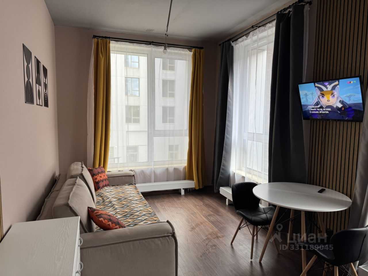 1-комнатная квартира, 29 м²