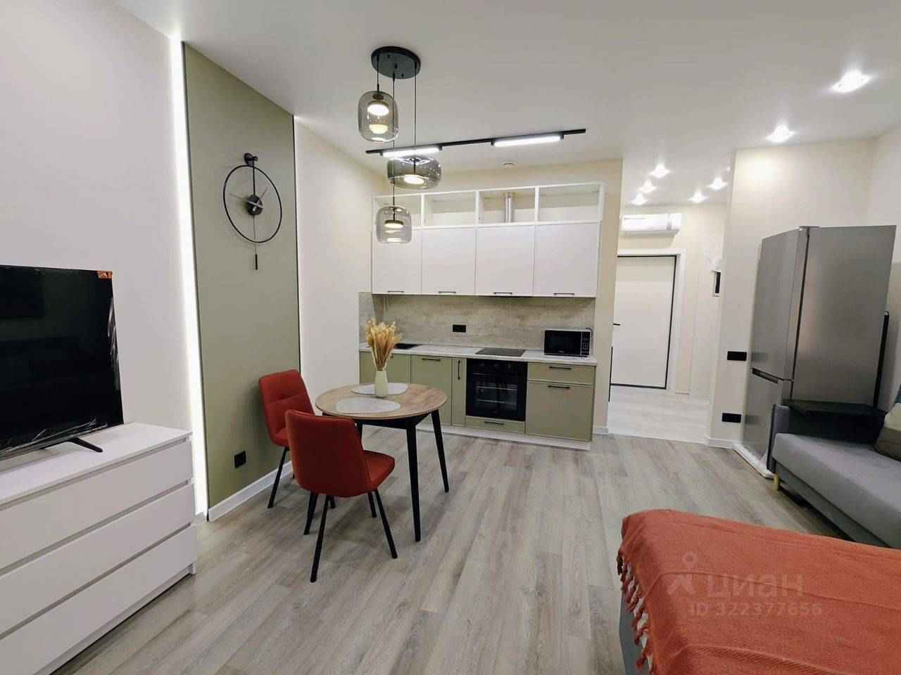 1-комнатная квартира, 35 м² — фотография 2