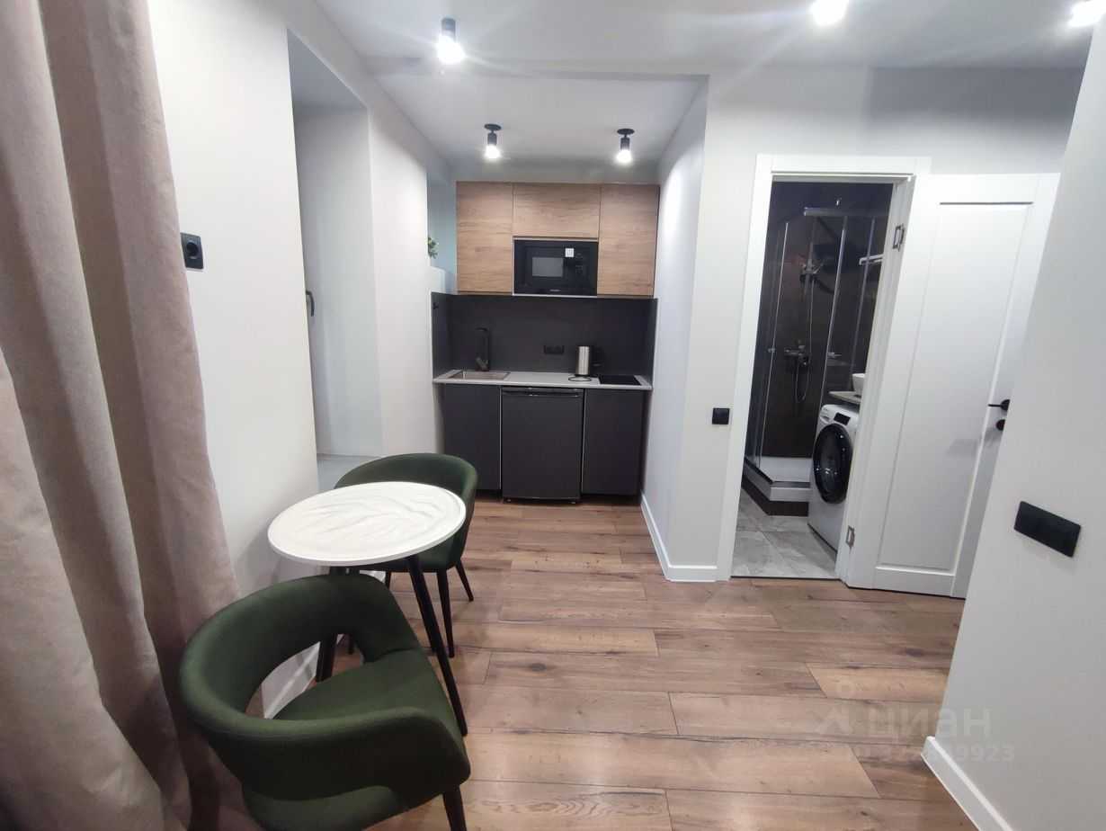 1-комнатная квартира, 16,8 м²