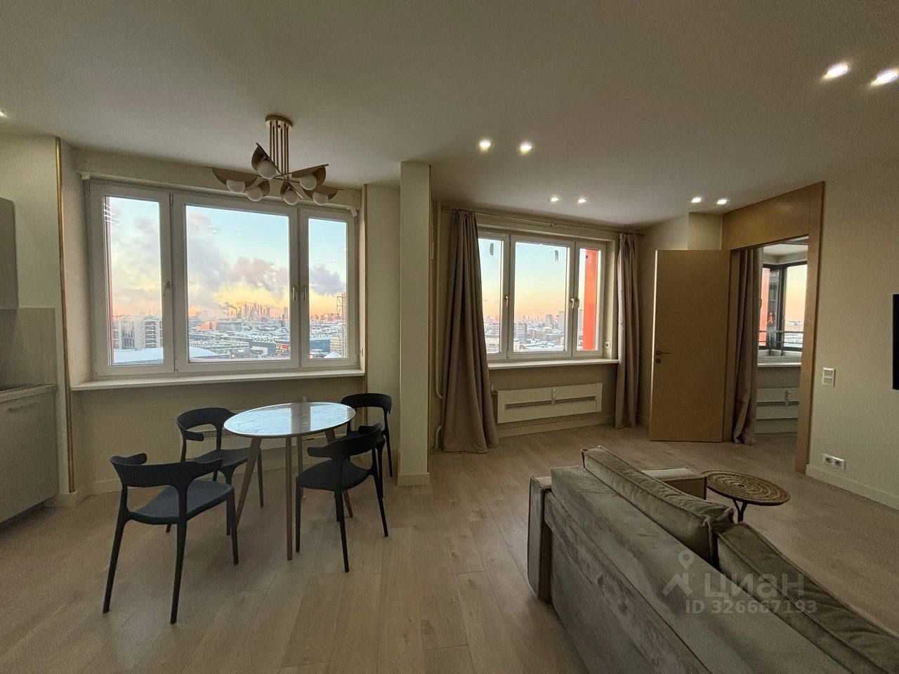 2-комнатная квартира, 56,3 м²