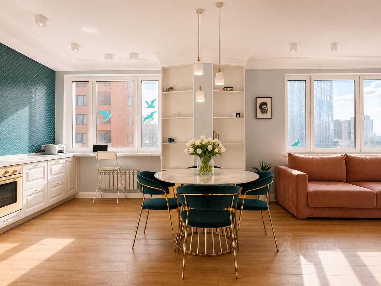 2-комнатная квартира, 68 м² — фотография 2