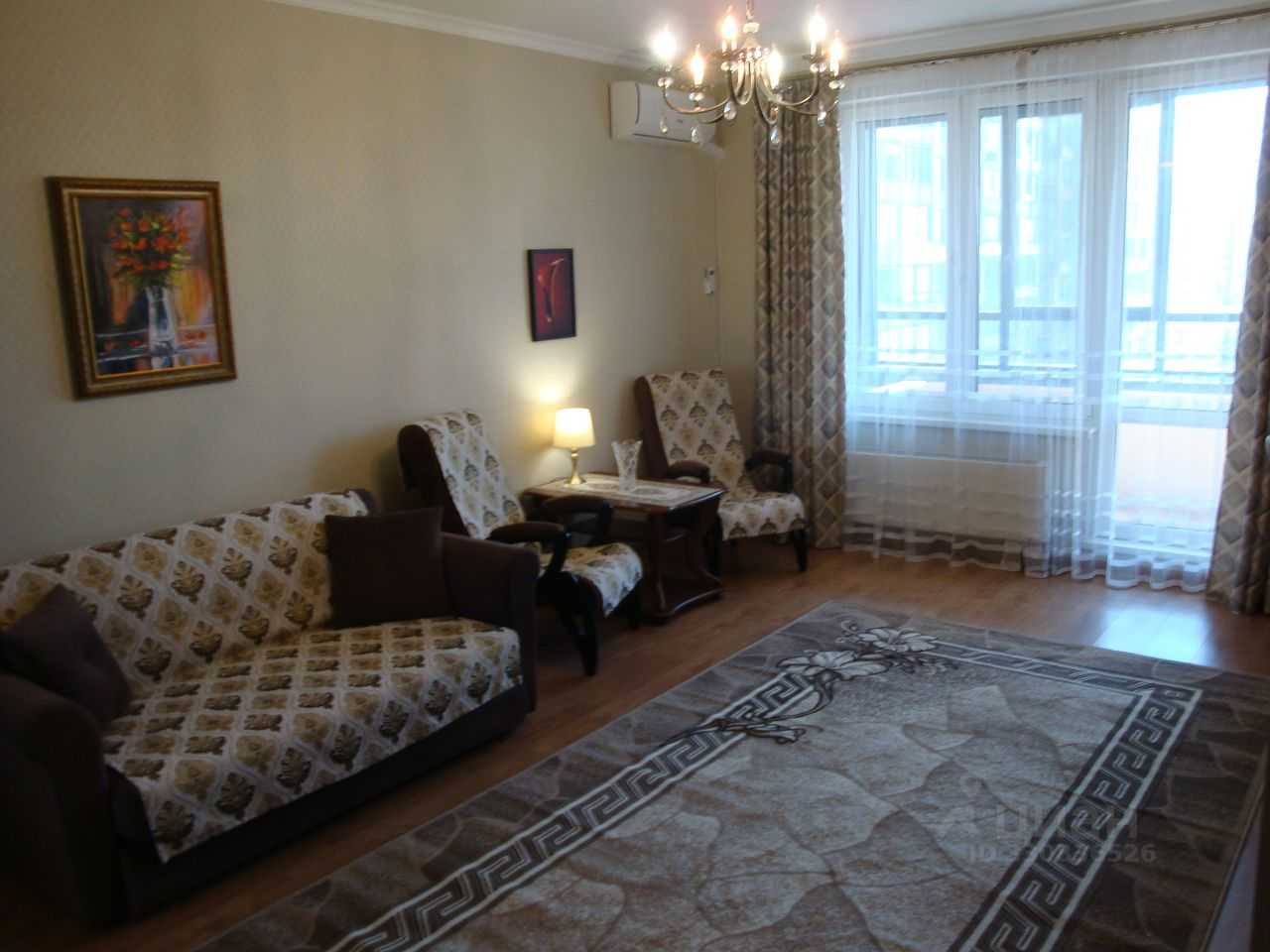 1-комнатная квартира, 56,5 м²