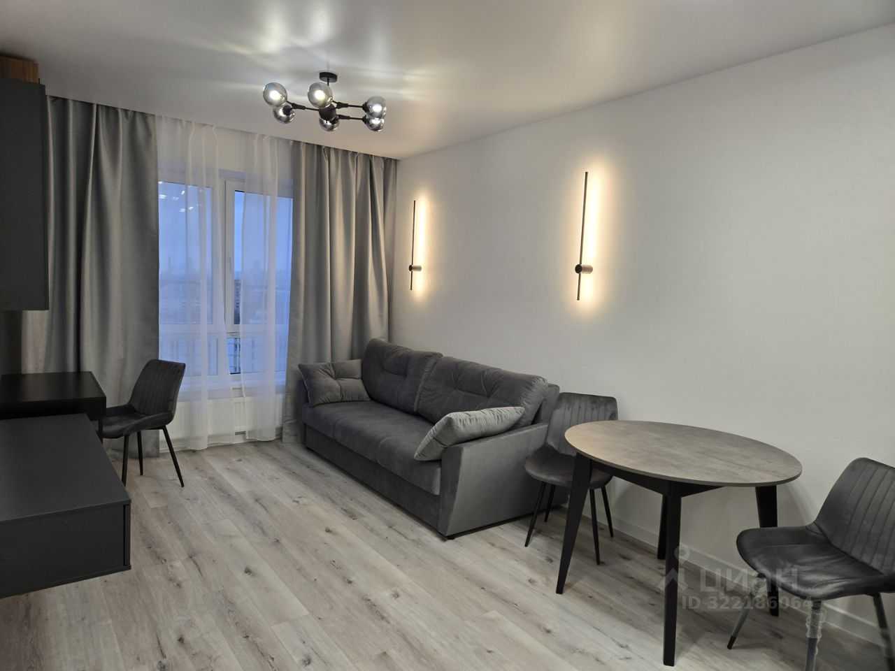 1-комнатная квартира, 43 м² — фотография 3